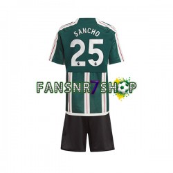 Manchester United fußball trikot Sancho 25 Kinder Auswärts 2023-2024 Kurzarm