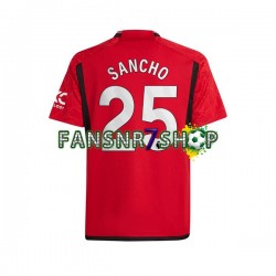 Manchester United fußball trikot Sancho 25 Herren Heim 2023-2024 Kurzarm
