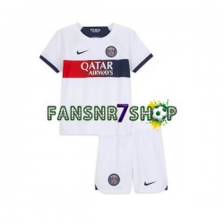 Paris Saint-Germain fußball trikot Kinder Auswärts 2023-2024 Kurzarm