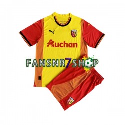 RC Lens fußball trikot Kinder Heim 2023-2024 Kurzarm