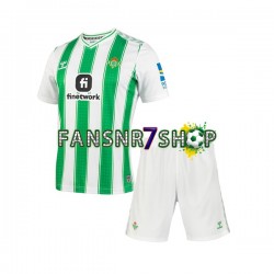 Real Betis fußball trikot Kinder Heim 2023-2024 Kurzarm