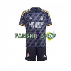 Real Madrid fußball trikot Kinder Auswärts 2023-2024 Kurzarm