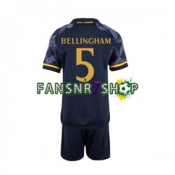 Real Madrid fußball trikot Jude Bellingham 5 Kinder Auswärts 2023-2024 Kurzarm