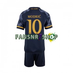 Real Madrid fußball trikot Modrić 10 Kinder Auswärts 2023-2024 Kurzarm