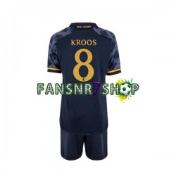 Real Madrid fußball trikot Toni Kroos 8 Kinder Auswärts 2023-2024 Kurzarm