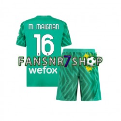 AC Mailand fußball trikot Mike Maignan 16 Torhüter Kinder Heim 2023-2024 Kurzarm