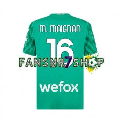 AC Mailand fußball trikot Mike Maignan 16 Torhüter Herren Heim 2023-2024 Kurzarm