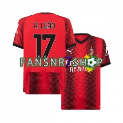 AC Mailand fußball trikot Rafael Leao 17 Herren Heim 2023-2024 Kurzarm