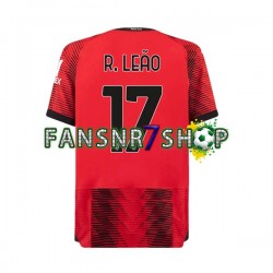 AC Mailand fußball trikot Rafael Leao 17 Herren Heim 2023-2024 Kurzarm
