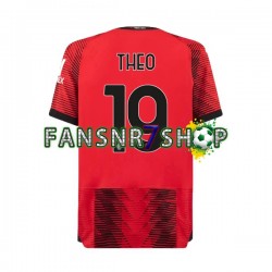 AC Mailand fußball trikot Theo Hernandez 19 Herren Heim 2023-2024 Kurzarm