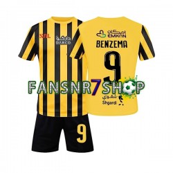Al-Ittihad fußball trikot FC Benzema 9 Kinder Heim 2022-2023 Kurzarm