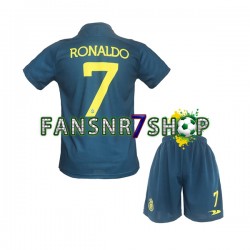 Al-Nassr fußball trikot Ronaldo 7 Kinder Auswärts 2022-2023 Kurzarm
