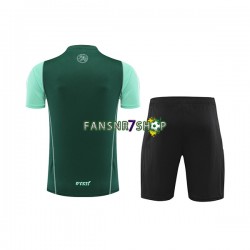 Algerien Trainingsshirt + Kurze Hose Grün 2023-2024