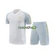 Algerien Trainingsshirt + Kurze Hose Weiß 2023-2024