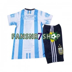 Argentinien fußball trikot All Stars Kinder Heim 2023 Kurzarm