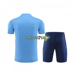 Argentinien Trainingsshirt + Kurze Hose Blau 2023-2024