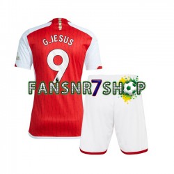 Arsenal fußball trikot Gabriel Jesus 9 Kinder Heim 2023-2024 Kurzarm