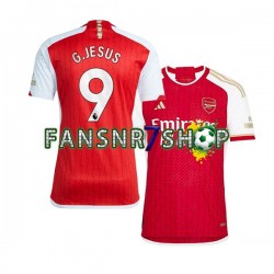 Arsenal fußball trikot Gabriel Jesus 9 Herren Heim 2023-2024 Kurzarm