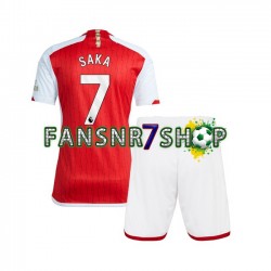 Arsenal fußball trikot Saka 7 Kinder Heim 2023-2024 Kurzarm