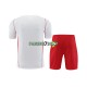 CR Flamengo Trainingsshirt + Kurze Hose Weiß 2023-2024
