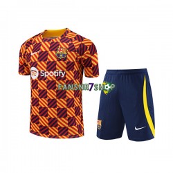 FC Barcelona Trainingsshirt + Kurze Hose Gelb 2023-2024