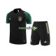 Deutschland Trainingsshirt + Kurze Hose Schwarz 2023-2024