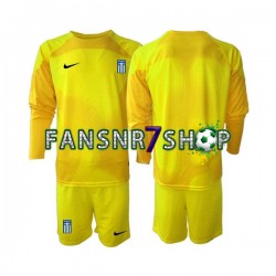 Griechenland fußball trikot Torhüter Kinder Heim 2023 Langarm