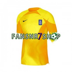 Griechenland fußball trikot Torhüter Herren Heim 2023 Kurzarm