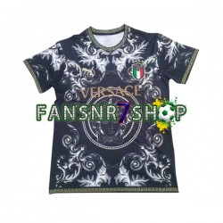 Italien fußball trikot Versace Herren Schwarz 2023-2024 Kurzarm