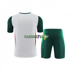 Mexiko Trainingsshirt + Kurze Hose Weiß 2023-2024