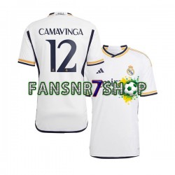 Real Madrid fußball trikot Camavinga 12 Herren Heim 2023-2024 Kurzarm