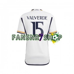 Real Madrid fußball trikot Federico Valverde 15 Herren Heim 2023-2024 Kurzarm