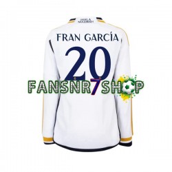 Real Madrid fußball trikot Fran Garcia 20 Herren Heim 2023-2024 Langarm