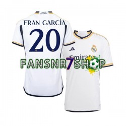 Real Madrid fußball trikot Fran Garcia 20 Herren Heim 2023-2024 Kurzarm