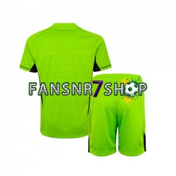 Real Madrid fußball trikot Torhüter Kinder Heim 2023-2024 Kurzarm