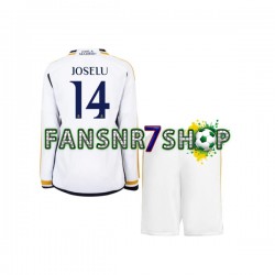 Real Madrid fußball trikot JOSELU 14 Kinder Heim 2023-2024 Langarm