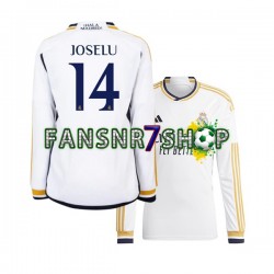 Real Madrid fußball trikot JOSELU 14 Herren Heim 2023-2024 Langarm