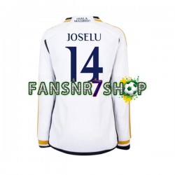 Real Madrid fußball trikot JOSELU 14 Herren Heim 2023-2024 Langarm