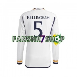 Real Madrid fußball trikot Jude Bellingham 5 Herren Heim 2023-2024 Langarm