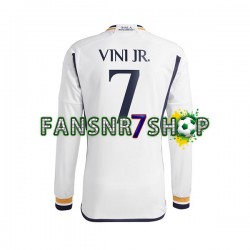 Real Madrid fußball trikot Vinicius Junior 7 Herren Heim 2023-2024 Langarm