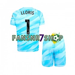 Tottenham Hotspur fußball trikot Hugo Lloris 1 Torhüter Kinder Heim 2023-2024 Kurzarm