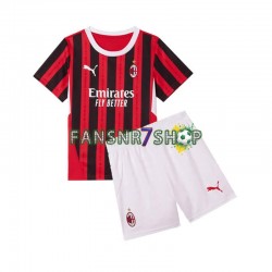 AC Mailand fußball trikot Kinder Heim 2024-2025 Kurzarm
