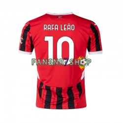 AC Mailand fußball trikot RAFA LEAO 10 Herren Heim 2024-2025 Kurzarm