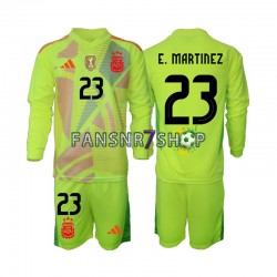 Argentinien fußball trikot Emiliano Martinez 23 Torhüter Kinder Auswärts 2024 Langarm