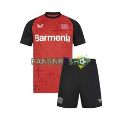 Bayer 04 Leverkusen fußball trikot Kinder Heim 2024-2025 Kurzarm