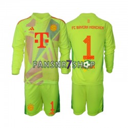FC Bayern München fußball trikot Manuel Neuer 1 Torhüter Kinder Heim 2024-2025 Langarm FC Bayern München fußball trikot Manuel Neuer 1 Torhüter Kinder Heim 2024-2025 Langarm