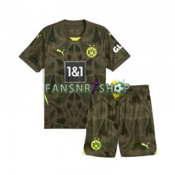 Borussia Dortmund fußball trikot Torhüter Kinder Heim 2024-2025 Kurzarm