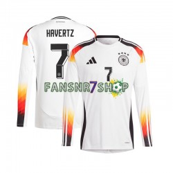 Deutschland fußball trikot Euro 2024 Havertz 7 Herren Heim Langarm
