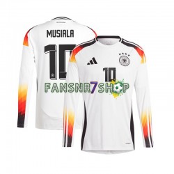 Deutschland fußball trikot Euro 2024 Jamal Musiala 10 Herren Heim Langarm
