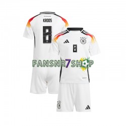 Deutschland fußball trikot Euro 2024 Toni Kroos 8 Kinder Heim Kurzarm